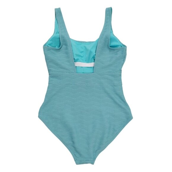 Sunseeker Australia Textured One-Piece Swimsuit, Womens Size 10 B/C, NWT. - Picture 2 of 7